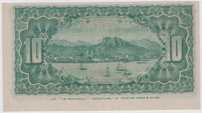 México 10 Centavos 1914 - Image 2