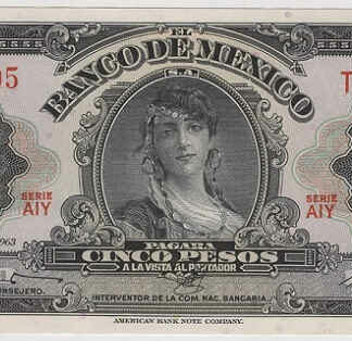 México 5 Pesos 1963