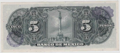 México 5 Pesos 1963 - Image 2