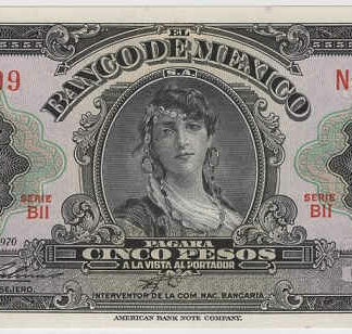 México 5 Pesos 1970