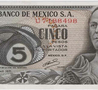 México 5 Pesos 1971