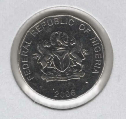 Nigeria 50 Kobo 2006 - Image 2