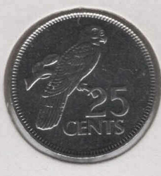 Seicheles 25 Cents 2012