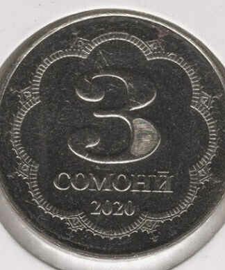 Tajiquistão 3 Somoni 2020