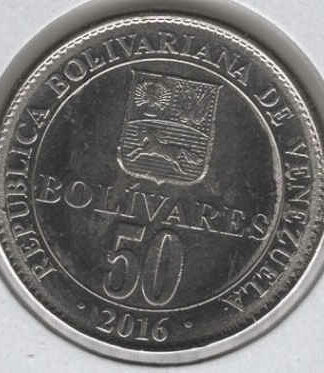 Venezuela 50 Bolivares 2016