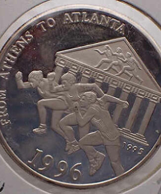Afeganistão 500 Afghanis 1995 Jogos Olímpicos Atlanta 1996