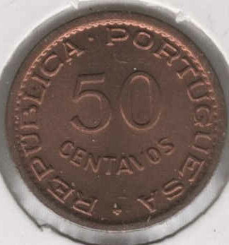 Angola 50 Centavos 1957