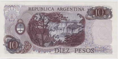 Argentina 10 Pesos 1973-76 - Image 2
