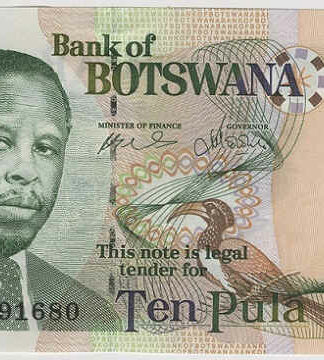 Botswana 10 Pula 2002