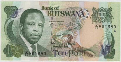 Botswana 10 Pula 2002