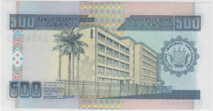 Burundi 500 Francos 2013 - Image 2