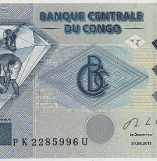 República Democrática do Congo 500 Francos 2013