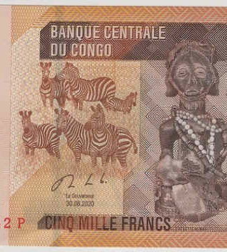 República Dem Congo 5000 Francos 2020