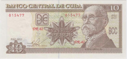 Cuba 10 Pesos 2015