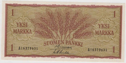 Finlândia 1 Markkaa 1963