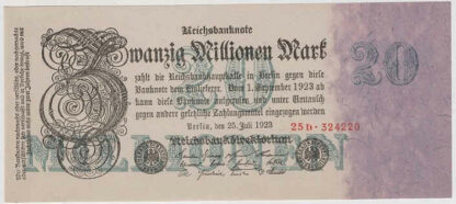 Alemanha 20 Milhões Marcos 1923