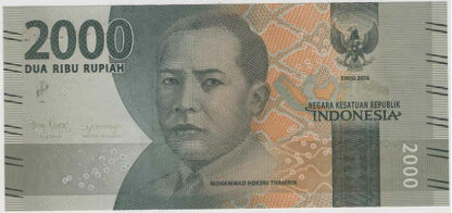 Indonésia 2000 Rupias 2016