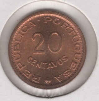 Moçambique 20 Centavos 1974