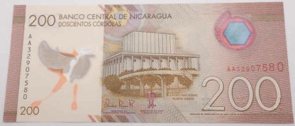 Nicaragua 200 Cordobas 2022