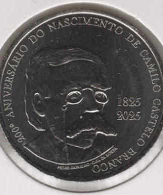 Portugal 5 Euro 2025 Camilo Castelo Branco