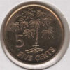 Seychelles 5 Cents 2012