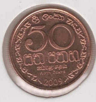 Sri Lanka 50 Cents 2009
