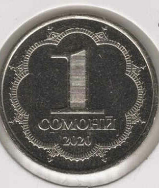Tajiquistão 1 Somoni 2020