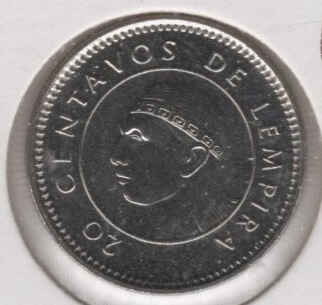 Honduras 20 Centavos 1999