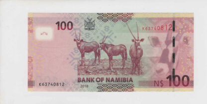Namíbia 100 Dollars 2018 - Image 2