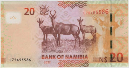 Namíbia 20 Dollars 2022 - Image 2