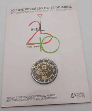Portugal 2 Euro 2014 – 40º Aniversário 25 Abril – BNC