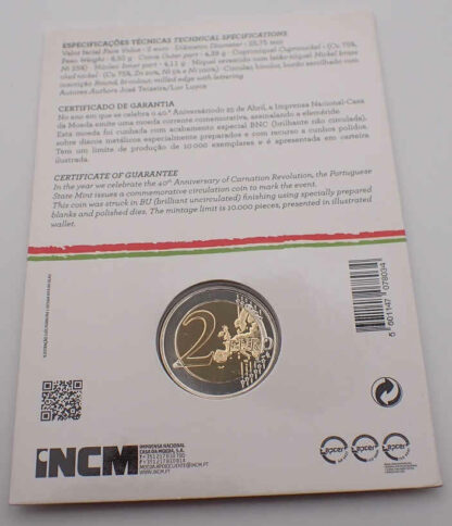 Portugal 2 Euro 2014 – 40º Aniversário 25 Abril – BNC - Image 2
