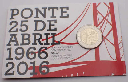 Portugal 2 Euro 2016 Ponte 25 Abril - Proof - Image 2