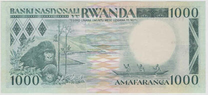 Ruanda 1000 Francos 1988 - Image 2