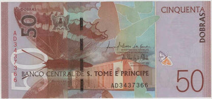 São Tomé 50 Dobras 2016 - Image 2