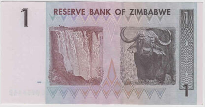 Zimbabué 1 Dollar 2007 - Image 2