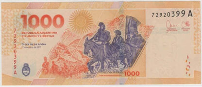 Argentina 1000 Pesos 2017 - Image 2