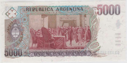Argentina 5000 Pesos (1983/84) - Image 2