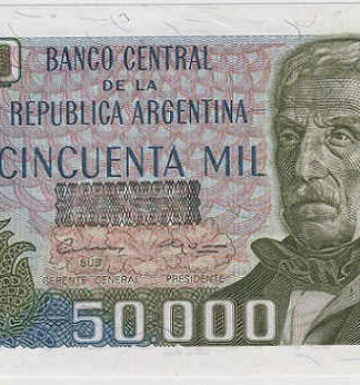 Argentina 50000 Australes (1989)
