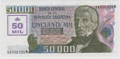 Argentina 50000 Australes (1989)