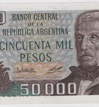 Argentina 50000 Pesos 1979-83