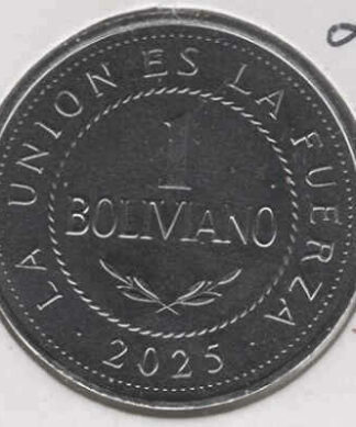 Bolivia 1 Boliviano 2025