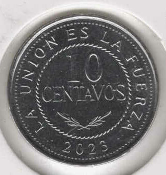 Bolivia 10 Centavos 2023