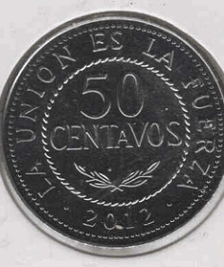 Bolívia 50 Centavos 2012
