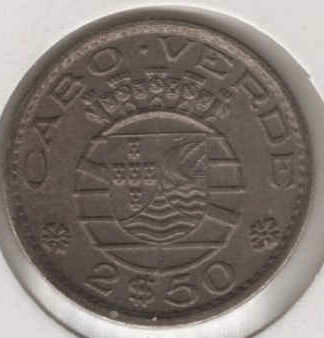 Cabo Verde 2$50 1967