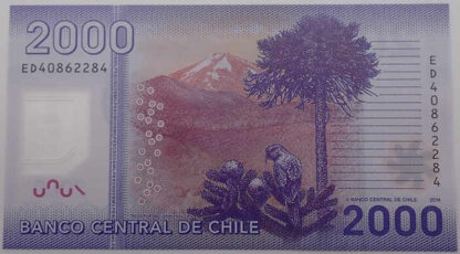 Chile 2000 Pesos 2014 - Image 2