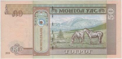 Mongólia 50 Tugrik 2019 - Image 2