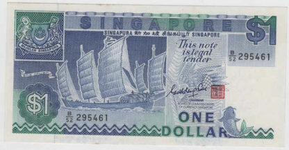 Singapura 1 Dollar 1987