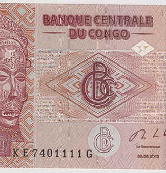 Republica Democrática Congo 50 Francos 2013