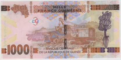 Guiné 1000 francos 2018 - Image 2
